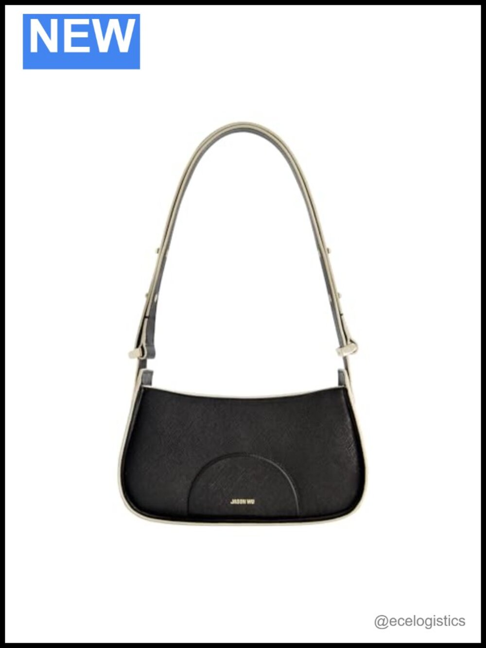 Leather Mini Shoulder Handbag Gold-Tone Hardware Travel